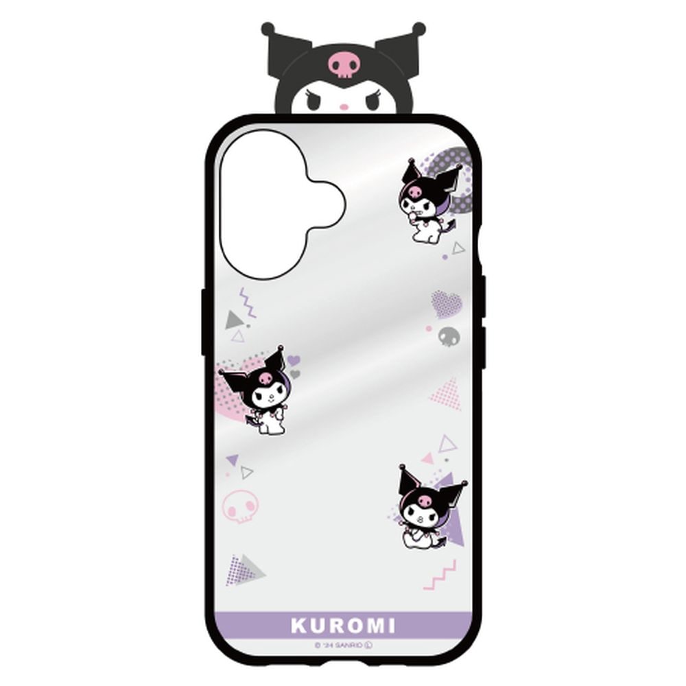 iPhone 16用 フレームケース IIIIFIT CLEAR サンリオ（クロミ