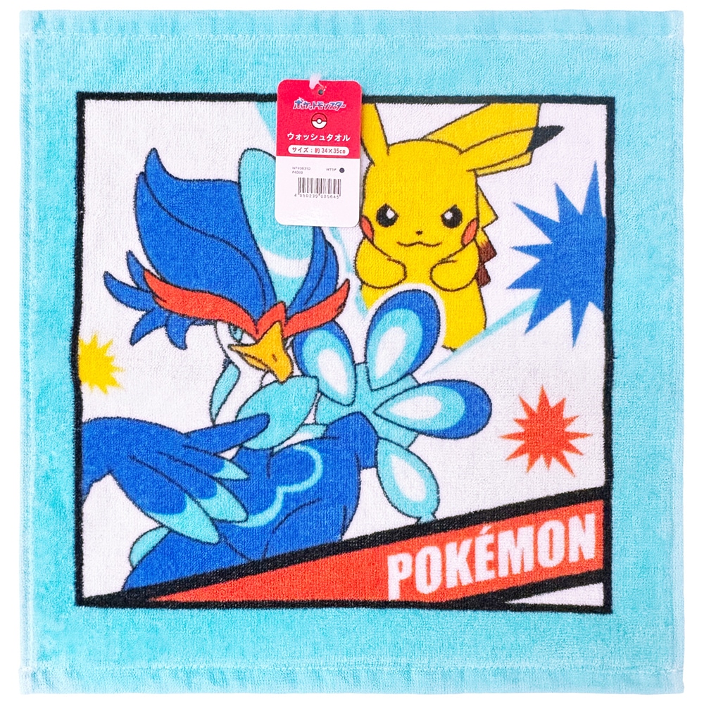 ウォッシュタオル ポケモン （約34×35cm） | 林(Hayashi