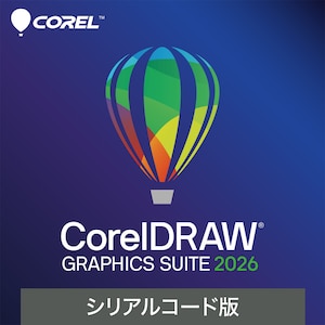 �R�[�����bCorelDRAW Graphics Suite 2026�@�V���A���R�[�h�ŁbCORELDRAWGRAS26-W
