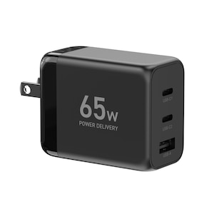 �x�`�l�`�y�d�m�bPD�Ή� �A�_�v�^�[ �[�d�� 65W USB-C�~2 USB-A�~1 �}���[�d PSE�F�؁bYPD-65CCA