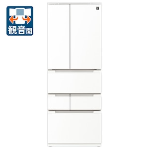シャープ｜505L 6ドア冷蔵庫(ラスティックホワイト)｜SJ-MF51P-W