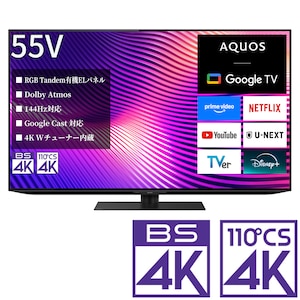�V���[�v�b55V�^ �L�@EL�e���r�mBS�ECS 4K�`���[�i�[�����n�b4T-55S9A