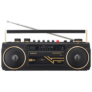 オリオン｜Bluetooth機能搭載ステレオラジオカセット（ブラック）｜SCR-B3(BK)