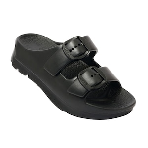 TELIC�b���J�o���[�T���_���iBlack�E�T�C�Y�FML(25.5-26cm)�j�bW-BUCKLE2-BK-ML