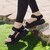 TELIC�b���J�o���[�T���_���iBlack�E�T�C�Y�FUS6(24cm))�bALLROADS-S4-BK-US6