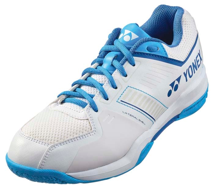 27.0㎝　バドミントンシューズ　ホワイト/ブルー　新品未使用　YONEX ユニセックス バドミントンシューズ パワークッション