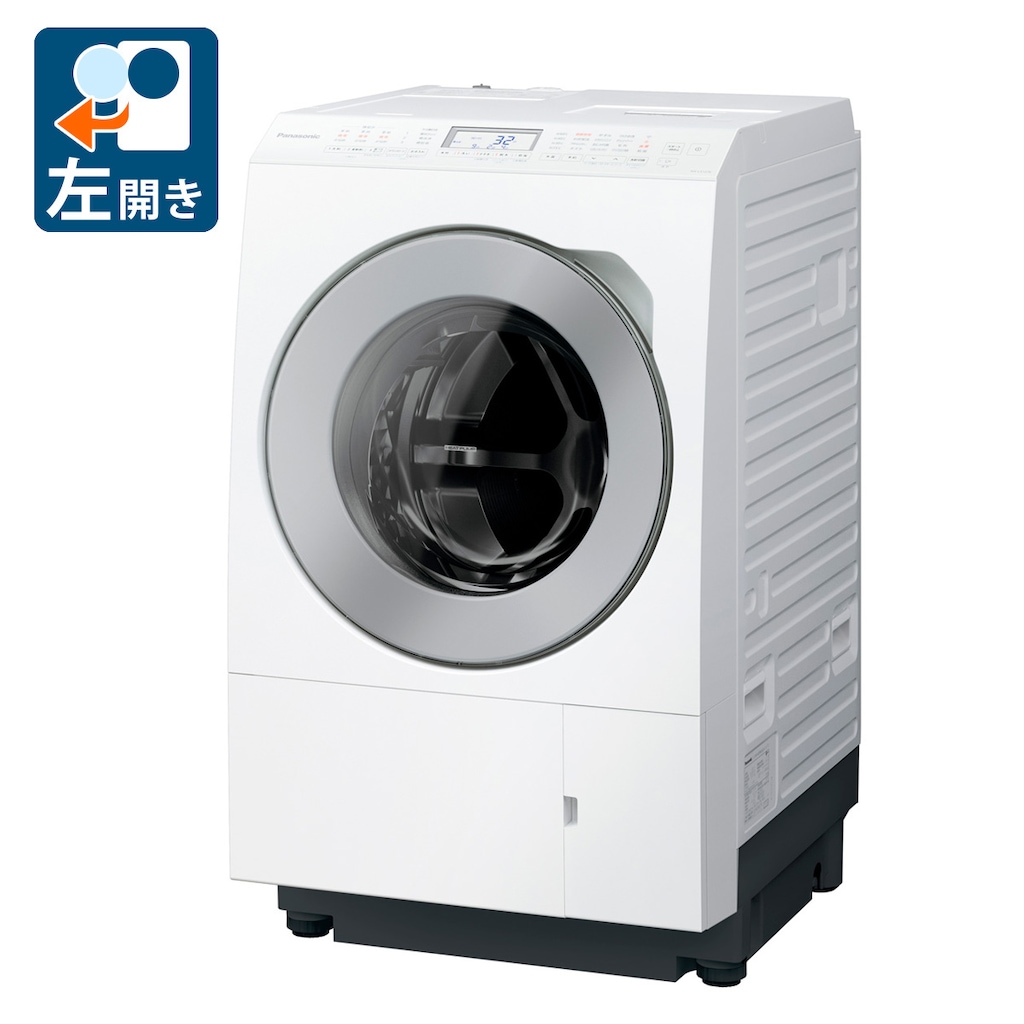 取付無料！高性能パナソニック熱乾燥搭載！マットホワイトドラム式洗濯機！冷蔵庫 取付無料！高性能パナソニック熱乾燥搭載！マットホワイトドラム