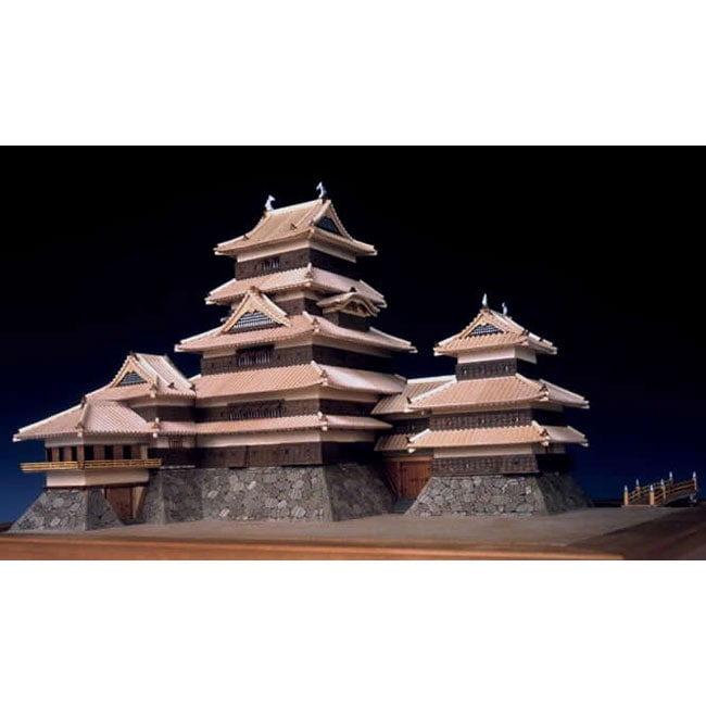 1/150 木製模型 松本城 | ウッディジョー | UD 1/75 モクセイ