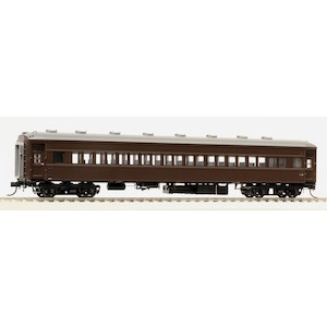 (HO) 57058 スハフ32形 丸屋根 ぶどう色2号 原形扉