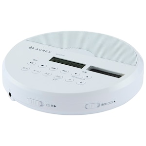 ���Łb�X�e���I�X�s�[�J�[���ڃ|�[�^�u��CD�v���[���[�i�z���C�g�j�bAX-CP20(W)