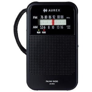 ���Łb���C�hFM/AM���W�I�@LED���C�g���ځi�u���b�N�j�bAX-HR10(K)