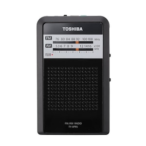 東芝｜ワイドFM/AMポケットラジオ　LEDライト搭載｜TY-APR5-K