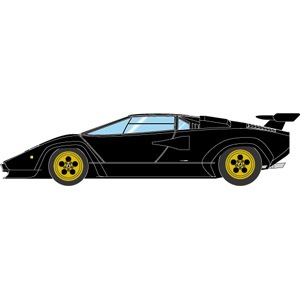 ミニカー　1/43 ランボルギーニ カウンタック LP500S 1982(ブラック) [EM140B] 1/43 ランボルギーニ カウンタック LP500S 1982 ブラック
