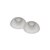 NUARL�b�R�ۃV���R���C���[�s�[�X�i�N���A�z���C�g�j�yL�T�C�Y�E3�y�A�z�bNBE-P4-WH-L