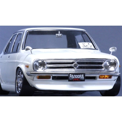 1/10 未塗装ポリカーボネートボディ NISSAN SUNNY B110 4ドアセダン