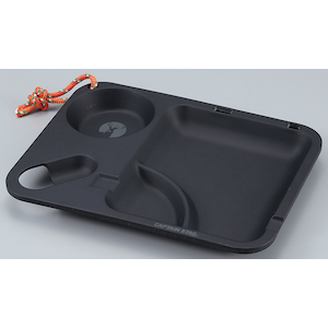 �L���v�e���X�^�b�O�bTAKE-FIBER �����`�v���[�g�X�N�G�A 26cm(�u���b�N)�bUP-2675