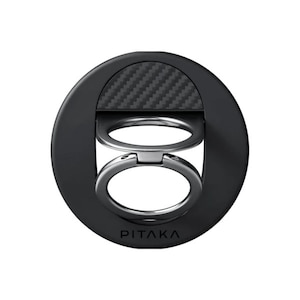 PITAKA�bMagSafe�Ή� �X�}�z�����O MagEZ Grip 3�i600D �u���b�N�O���[�c�C���j�bMGB2402