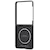 PITAKA�bSamsung Galaxy Z Flip7�p MagEZ �P�[�X 5 600D�A���~�h�@�ې� ���ɔ� ���y�ʁi�u���b�N/�O���[�c�C�����j�bFBFLIP7