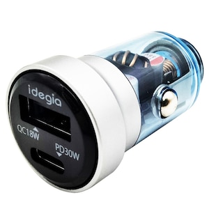 �A�[�N�X�bDC12V/24�ԋ��p 30W �}���[�d PD/QC�Ή� �X�P���g���A���~�`���[�W���[PD+A�i�N���A�[�u���[�j�bX-289