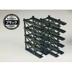 PITBOX�b1/64 PITBOX ���̒��ԏꃂ�W���[���iX10�j WAVE 2 �u���b�N�yR1001-BLK�z�bR1001-BLK PITBOX د��������ޮ�Ӽޭ�� ��ׯ�
