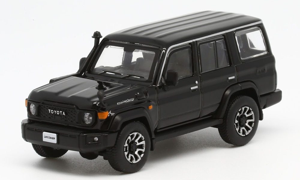 1/64 Toyota Land Cruiser 70 Attitude Black Mica RHD【C33173