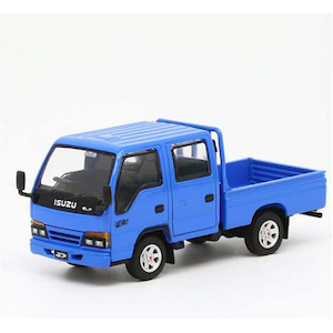 1/64 いすゞ エルフ(ELF) ダブルキャブ - ブルー【T66631】