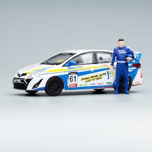 1/64 GR VIOS MALAYSIA SEASON 4 TENGKU DJAN 61（ドライバーフィギュアセット）【PR640008】【在庫処分】