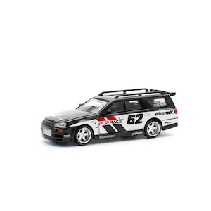 1/64 NISSAN STAGEA SIM0N'S GARAGE #62 BLACK【PR640211】