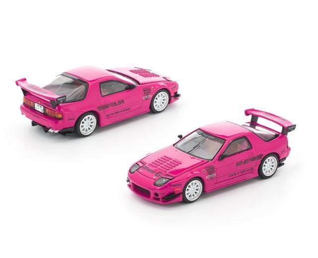 1/64 POP RACE x Enigma マツダ RX-7（FC3S）RE雨宮 ピンク