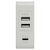 ���[�����b�ő�PD42W�o�́�QC3�K�i�Ή� USB�[�d�A�_�v�^ 3�|�[�g USB-A (2.4A/max) �� 2�|�[�g + Type-C (PD30W) x 1�|�[�g(�z���C�g)�bLAC-RA2CPD-WH