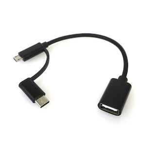 ���[�g�A�[���bmicroUSB��Type-C - USB A�i���X�j�ϊ��A�_�v�^�bRC-OTG2MTCB
