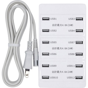 �X�^�[���C�g�b�X�^�[���C�g�@12�|�\�g�@USB�[�d��bSK-CH12A72WPO