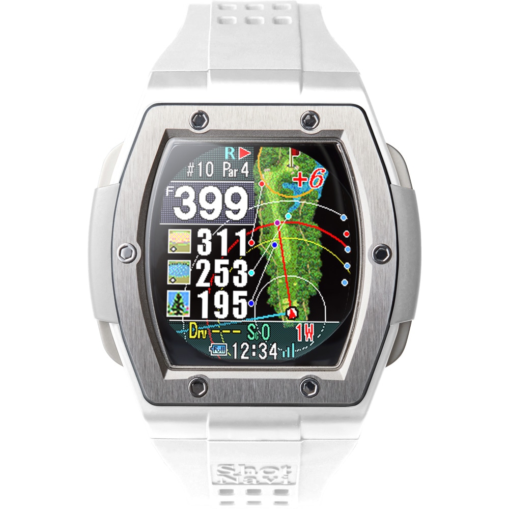 テクタイト Shot Navi Crest [White-Black] 価格比較 - 価格.com