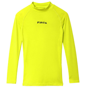 ＦＩＮＴＡ（フィンタ）｜ジュニア　インナーシャツ　長袖　ハイネック（ライム・サイズ：160cm）｜FNT-FTW7028-036-160