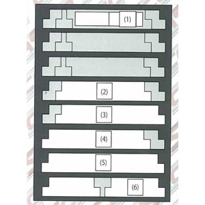 【再生産】(N) YP-048 8両用ウレタン(1枚入り・ダークグレー)