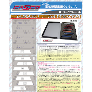 (N) CS-022 機関車用ウレタンA【新型電機用】(ダークグレー)