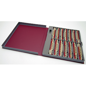 【再生産】(N) YP-787 えんじ色の21m級16両用ケース(ウレタン色：グレー)
