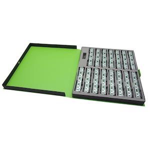 (N) YP-793 ライトグリーンの21m級16両用ケース(ウレタン色：グレー)