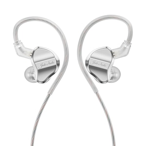 フィーオ｜マイク＆コントローラー搭載　ダイナミック型カナルイヤホンン(シルバー)｜FIO-IEM-JD1-S