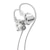 フィーオ｜マイク＆コントローラー搭載　ダイナミック型カナルイヤホンン(シルバー)｜FIO-IEM-JD1-S