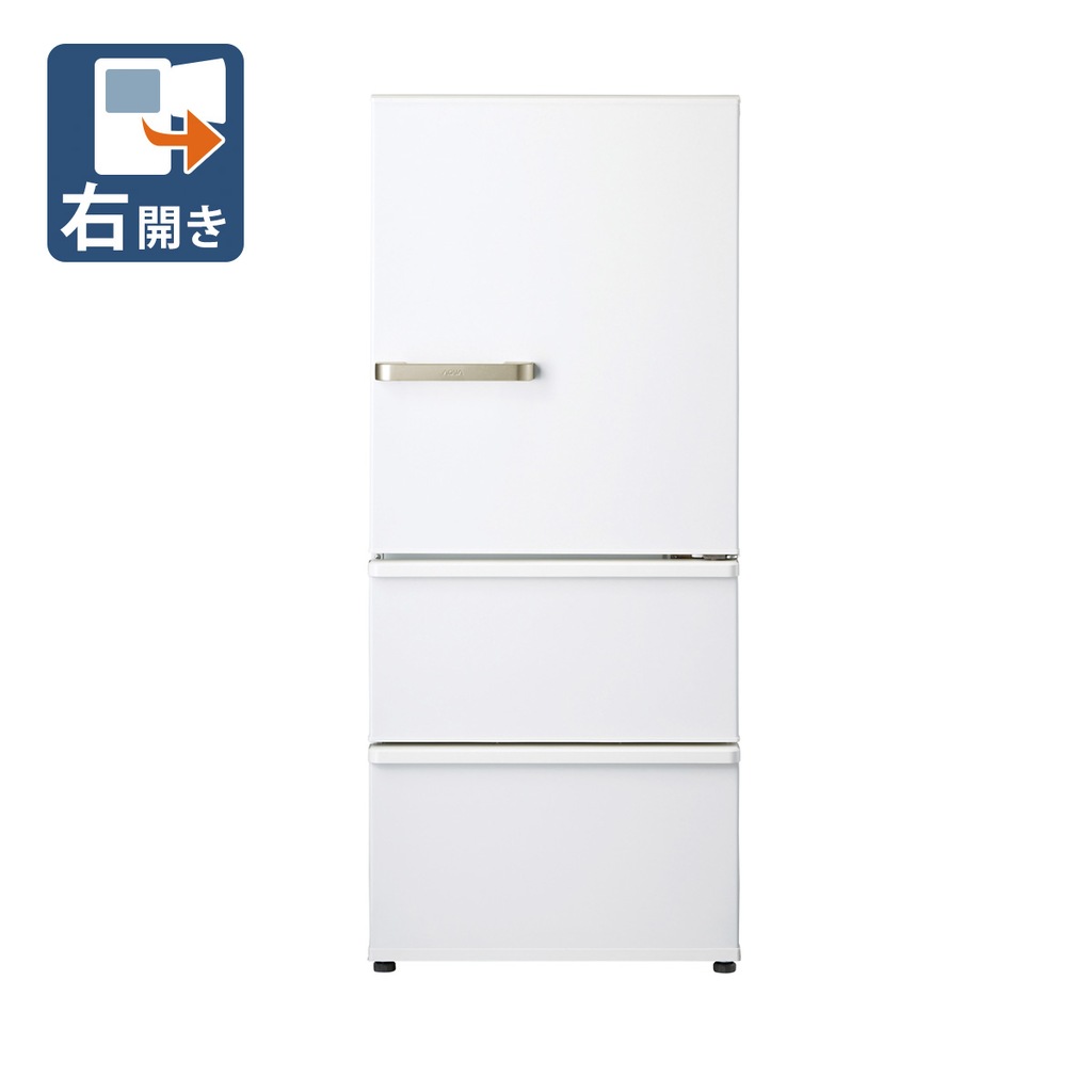 安い購入 AQUA(アクア)自動製氷機付き・272L3ドア冷蔵庫 AQR-KS27J(N) - 冷蔵庫