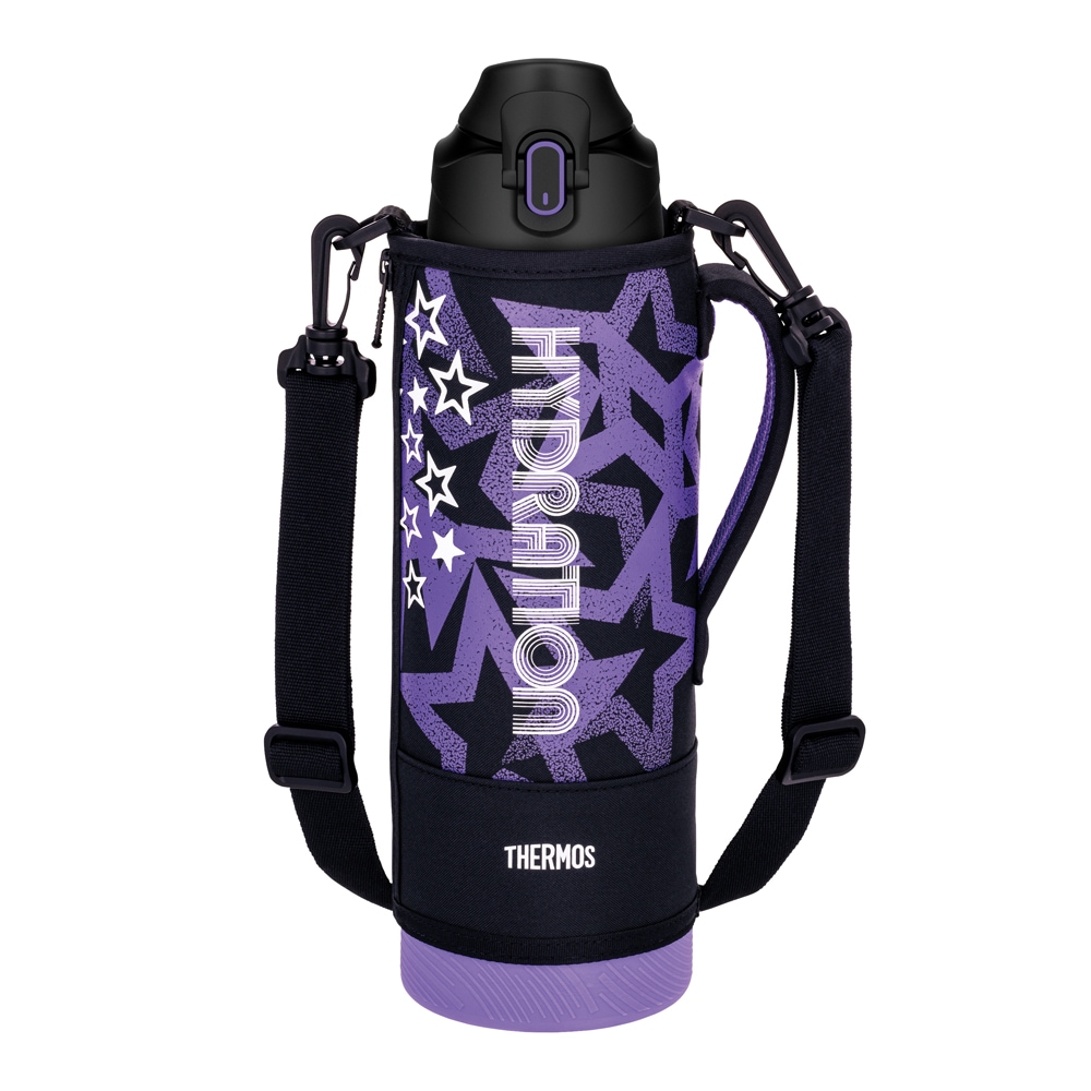 THERMOS ⭐真空断熱ボトル ⭐レオパード柄⭐おまとめ売り THERMOS - THERMOS／真空断熱／水筒／1L／黒×ピンク×レオパード