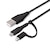 �o�f�`�b�ϊ��R�l�N�^�t�� 2in1 USB�P�[�u��(Lightning��micro USB) 50cm�i�u���b�N�j�bPG-LMC05M03BK
