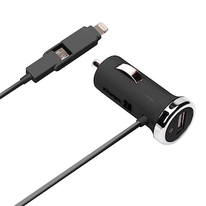 �o�f�`�bLightning�R�l�N�^�{micro USB�c�C���R�l�N�^ DC�[�d�� USB�|�[�g�t�i�u���b�N�j�bPG-TUD21A01BK