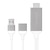 �o�f�`�biPhone/iPad�p Premium Style HDMI�~���[�����O�P�[�u���i�z���C�g�j�bPG-IPTV02WH