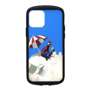 �o�f�`�biPhone 12 mini�p �K���X�^�t�P�[�X Premium Style�i�X�p�C�_�[�}���j�bPG-DGT20F22SPM