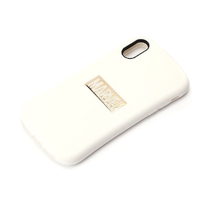 �o�f�`�biPhone XS/X�p �V���R���P�[�X MARVEL ���S�i�z���C�g���S�[���h�j�bPG-DCS571MVL