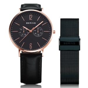 BERING�bUnisex Classic Calf Leather��Mesh Changes(�x���g2�{�Z�b�g)