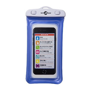 NATURALdesign�b�X�}�[�g�t�H���h���|�[�` WATER PROOF�i�u���[�j�bWP04