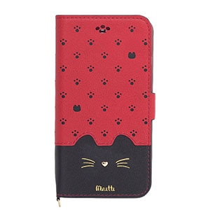 NATURALdesign�biPhone SE�i��2����j/8/7/6s/6�p �蒠�^�P�[�X MINETTE�i���b�h/�u���b�N�j�bIP7-MIN08